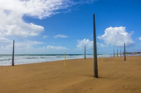 Empty Beach Stock Photos
