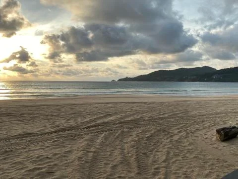 Empty beach Stock Photos