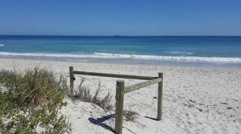Empty beach Stock Photos