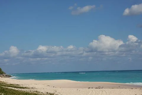 Empty beach Fotos Stock