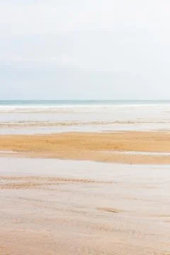 Empty beach plain 스톡 사진