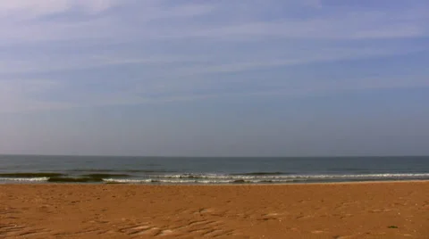 Empty beach on a seaside 動画素材 37831716