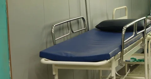 Empty bed in hospital Stock Footage 83788891