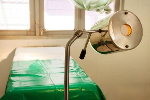 Empty bed in hospital Stock Photos