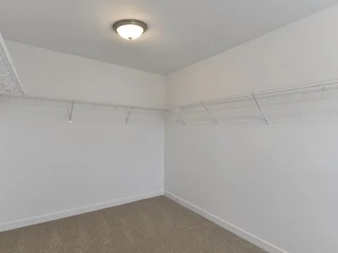 Empty bedroom closet Foto stock