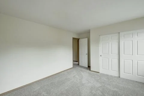 Empty bedroom interior Foto stock