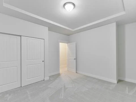 Empty bedroom interior Foto stock