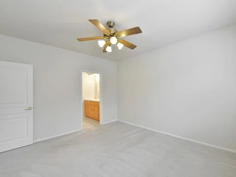 Empty bedroom interior Stock Photos