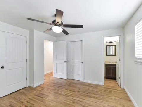 Empty bedroom interior 写真素材