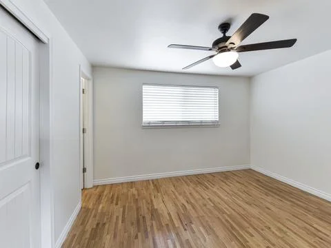 Empty bedroom interior Foto stock
