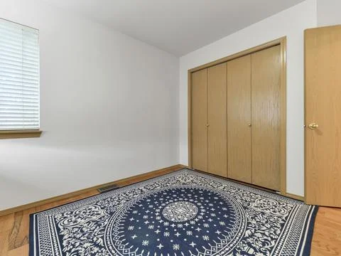 Empty bedroom interior Stock Photos