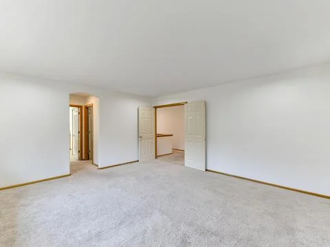 Empty bedroom interior 写真素材