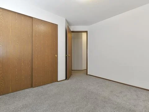 Empty bedroom interior Foto stock