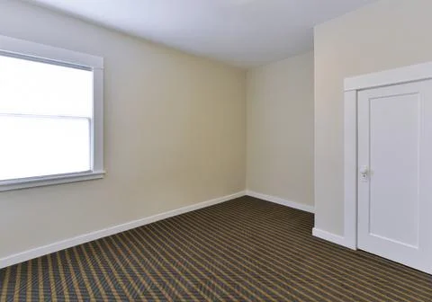 Empty bedroom interior Stock Photos