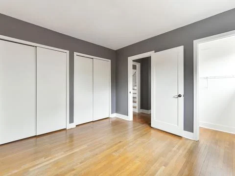Empty bedroom Stock Photos