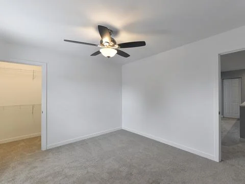 Empty bedroom Foto stock