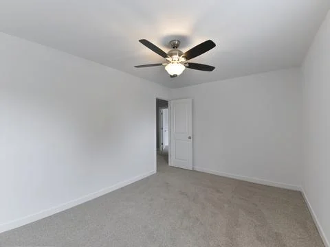 Empty bedroom Stock Photos