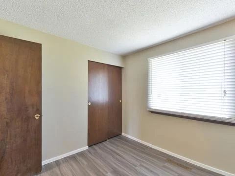 Empty bedroom Stock Photos