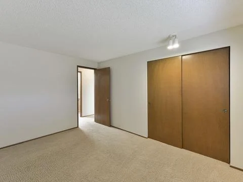 Empty bedroom Stock Photos