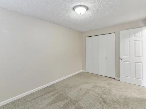 Empty bedroom Stock Photos