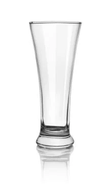 Empty beer glass. path Stock Photos