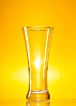 Empty beer glass Fotos de archivo