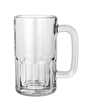 Empty Beer Mug with a clipping path Stock Photos