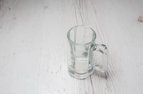 Empty Beer Mug on a light background Foto stock