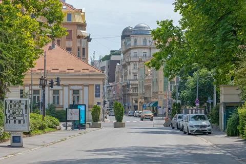 Empty Belgrade Summer Stock Photos