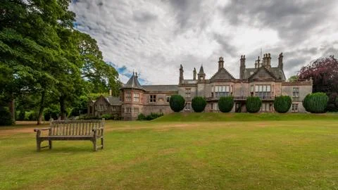 An Empty Bench by Lauriston Castle 写真素材