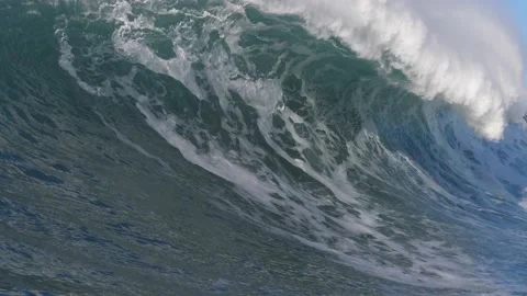 Empty Big Wave Nazaré 23 Video stock 231883063
