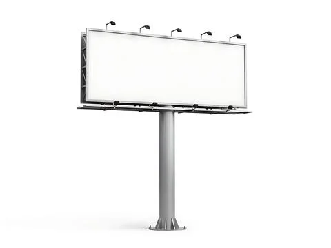 Empty billboard on metal pole Photos