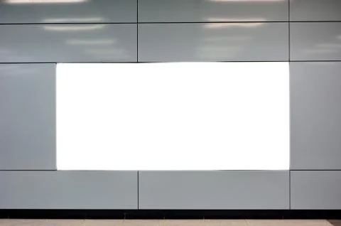 Empty billboard Stock Photos