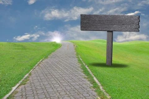 Empty billboard Stock Photos