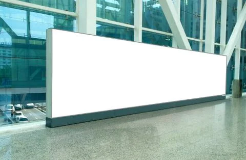 Empty billboard Stock Photos