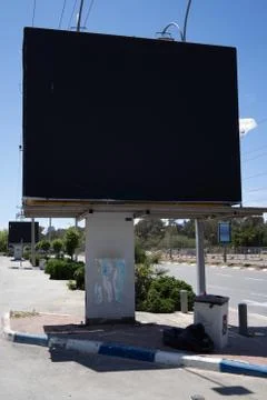 Empty billboard 스톡 사진