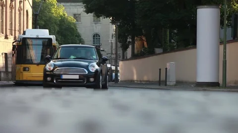 Empty billboard on street Video stock 55094786