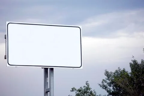 Empty billboard for your ad Stock Photos