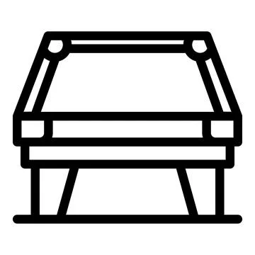 Empty billiard table waiting for players to start playing イラスト素材