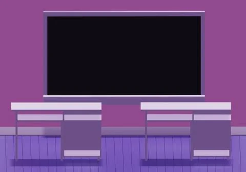 Empty black chalkboard Stock Illustration