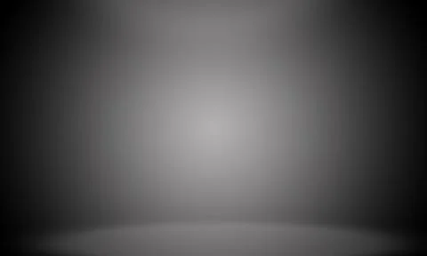 Empty black room with gradient gray abstract background Stock Illustration