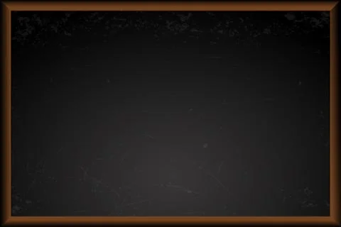 Empty black school chalkboard 스톡 일러스트