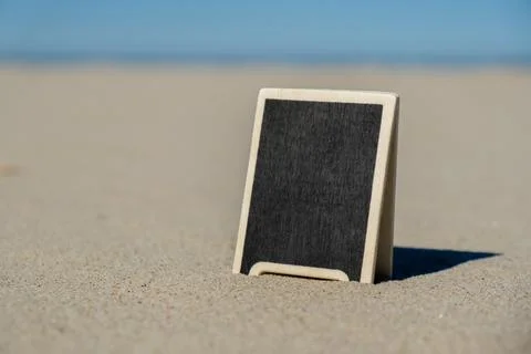 Empty blackboard frame board with copy space for your text or design displays on Stock-Fotos