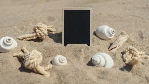 Empty blackboard frame board with copy space for your text or design displays on Stock Photos