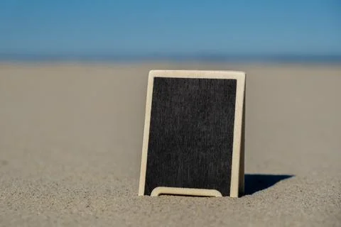 Empty blackboard frame board with copy space for your text or design displays on Stock-Fotos