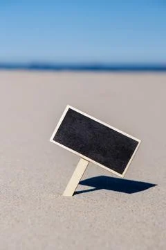Empty blackboard frame board with copy space for your text or design displays on Stock-Fotos