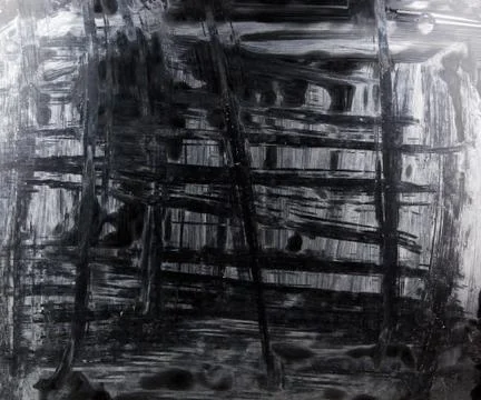 Empty blackboard Foto stock