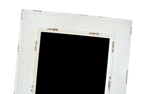 Empty blackboard on a white background Stock Photos