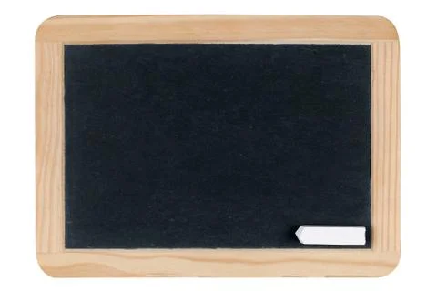 Empty blank black chalkboard Stock Photos