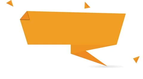 Empty blank paper banner for text or message 4k animation element background Stock Footage 62328610